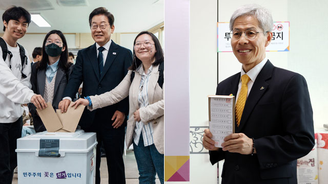 이재명, 신촌에서 사전투표…민주당 “김문수, ‘내란 꼭두각시’로 인천 상륙”