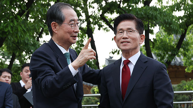 [속보] 국민의힘, ‘김문수-한덕수’ 단일후보 선호도 <br>조사 돌입