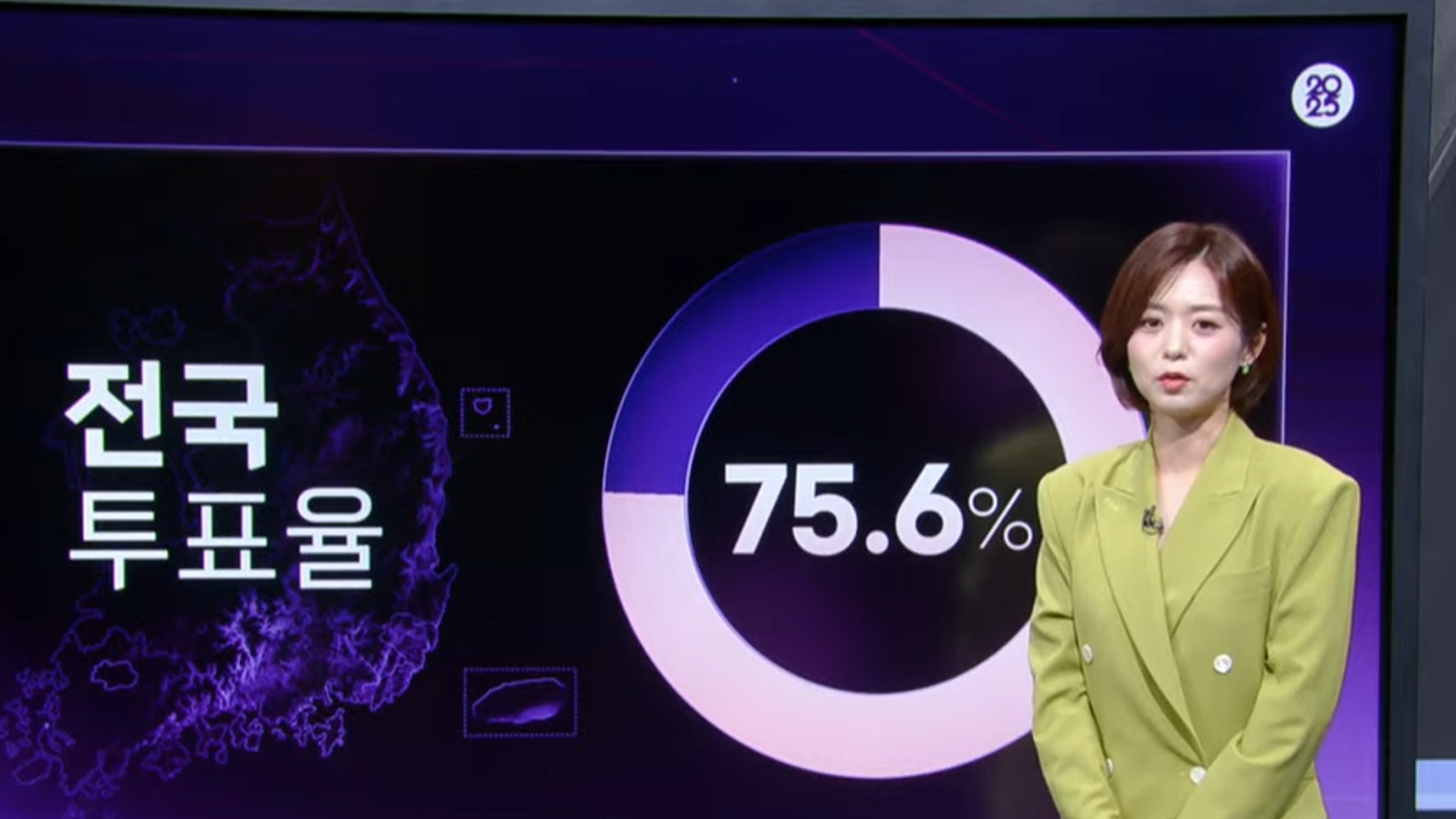 [개표방송] 이 시각 투표율 75.6%, 역대 최고치 찍을까