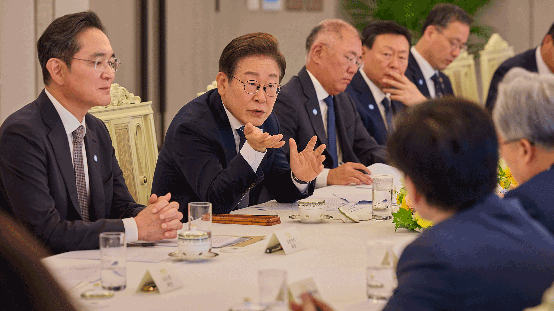 G7 앞두고 재계 회동…<br>관세 대응·성장 전략 논의