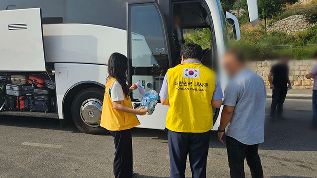 이스라엘 교민·동포 45명 육로 탈출…이집트로 피란